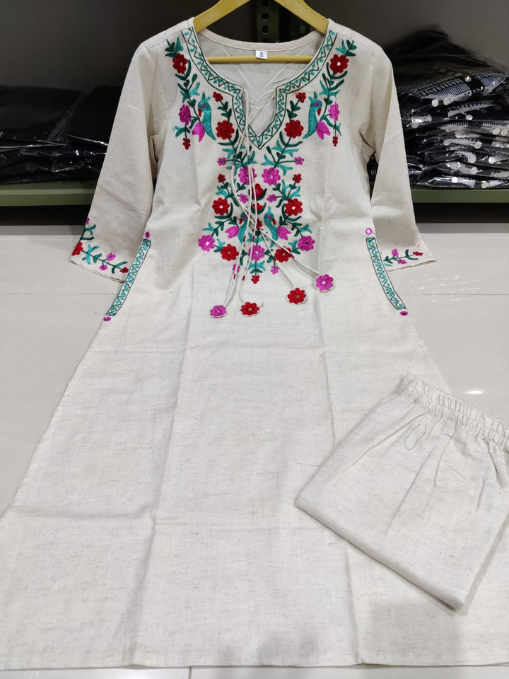 Own Your Magic Cotton Kurti Set