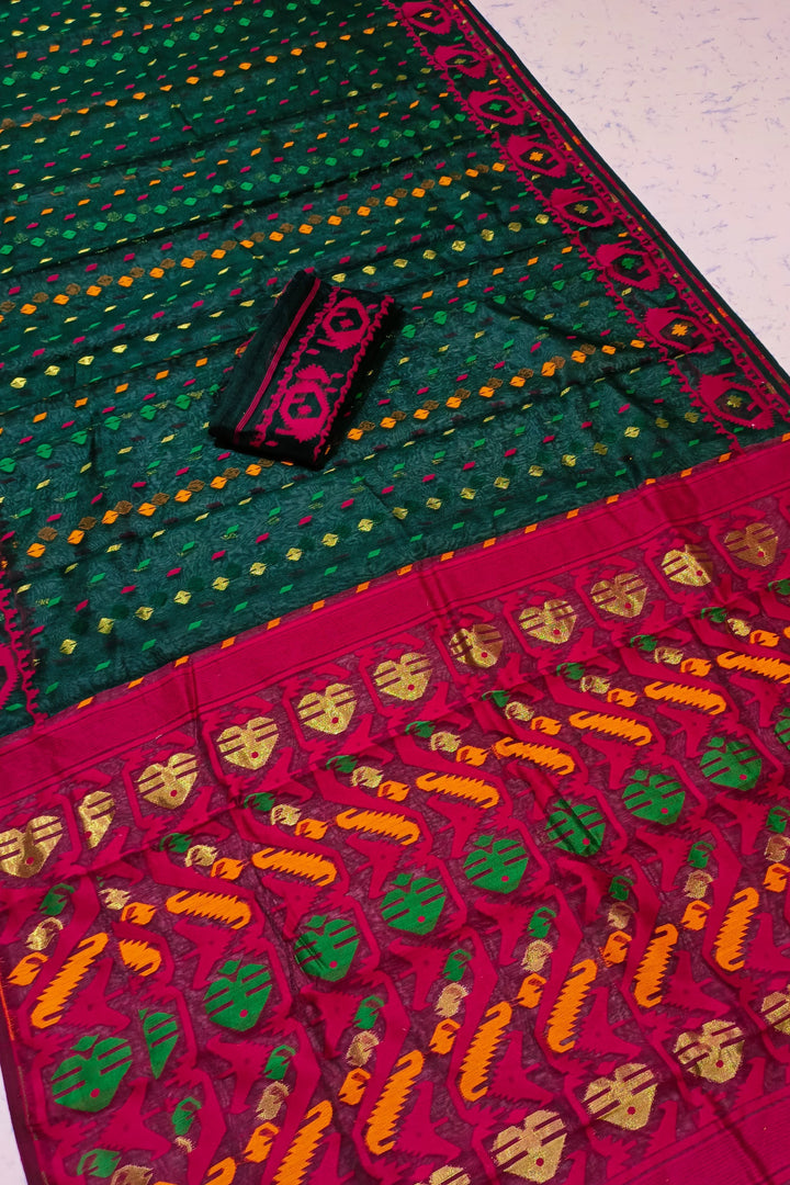 BipraSikha Dhakai Jamdani Saree