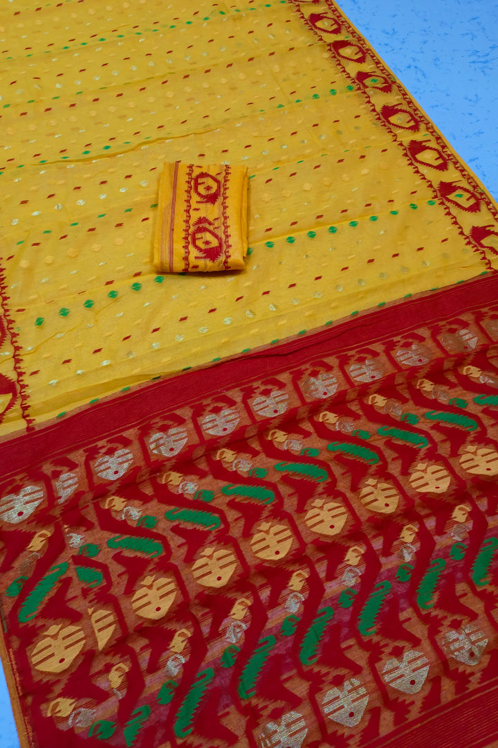 BipraSikha Dhakai Jamdani Saree