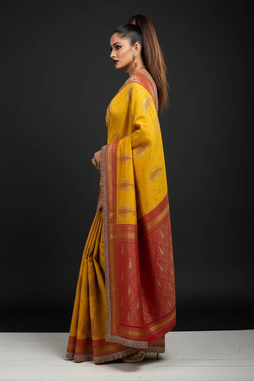 Traditional Vibes- A Festival Special Kanchipuram Saree