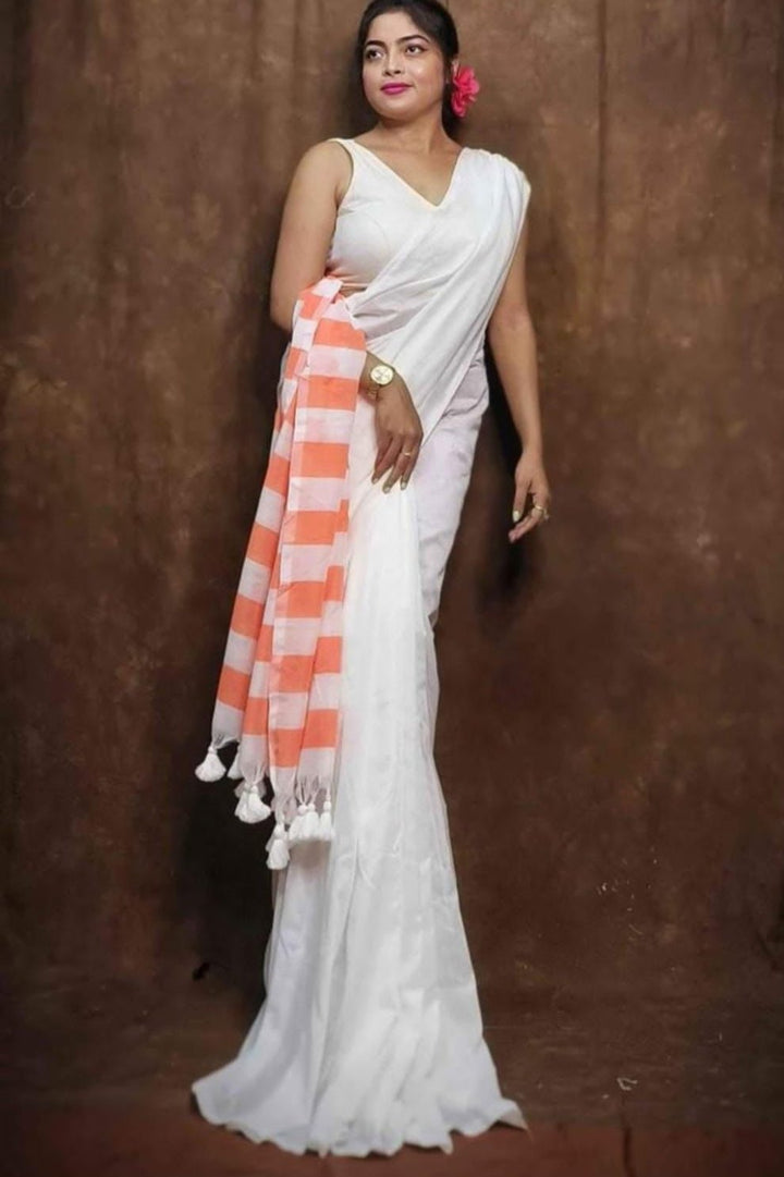 Kishori Khadi Cotton Saree