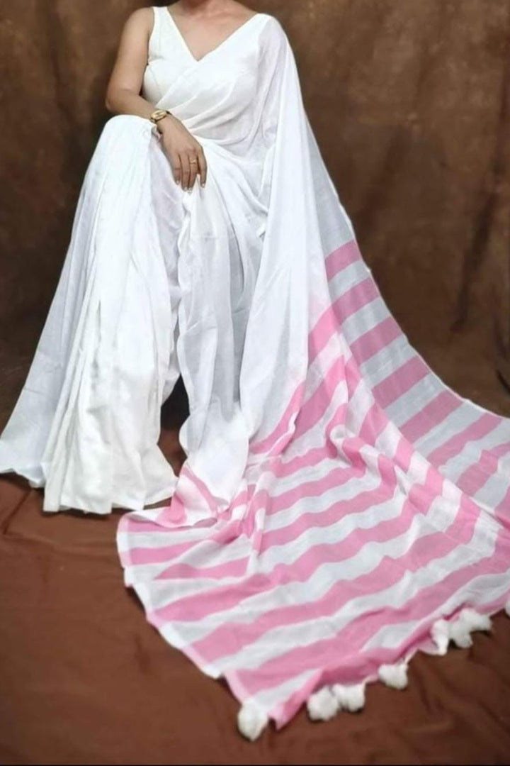 Kishori Khadi Cotton Saree