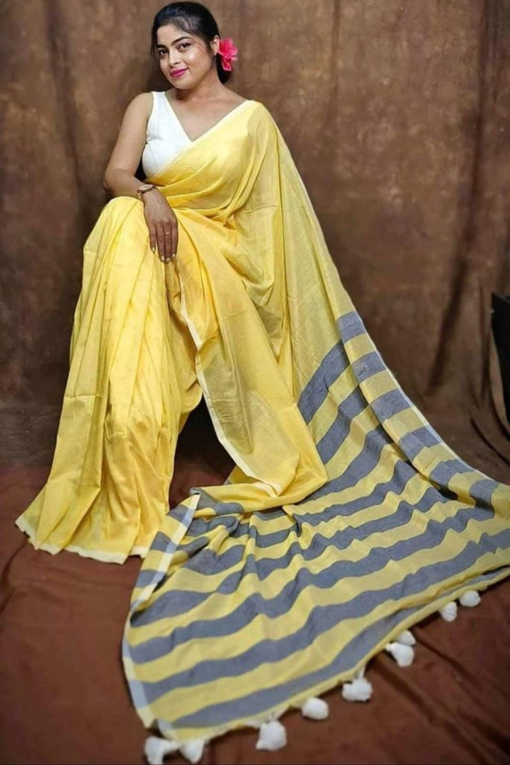 Kishori Khadi Cotton Saree