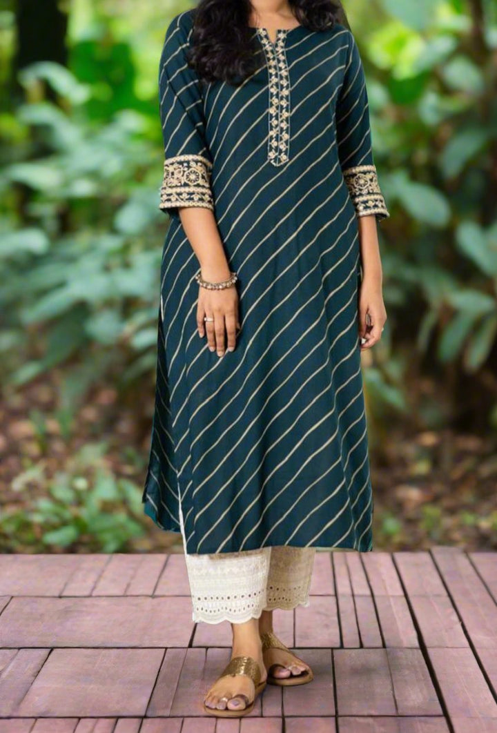 Irish Blessing Cotton Kurti Set