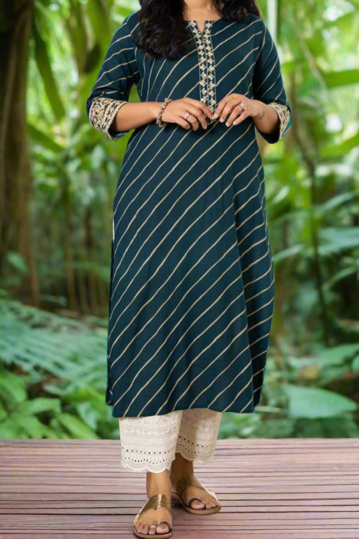 Irish Blessing Cotton Kurti Set