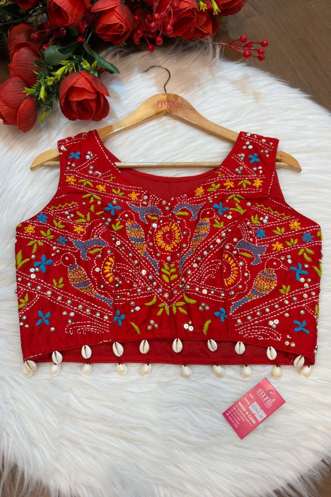 Kantha Raag- Designer Blouse With Handwork