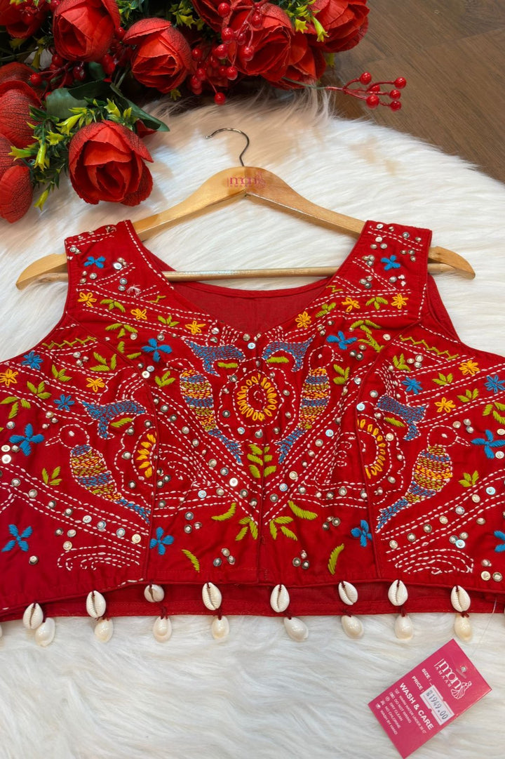 Kantha Raag- Designer Blouse With Handwork