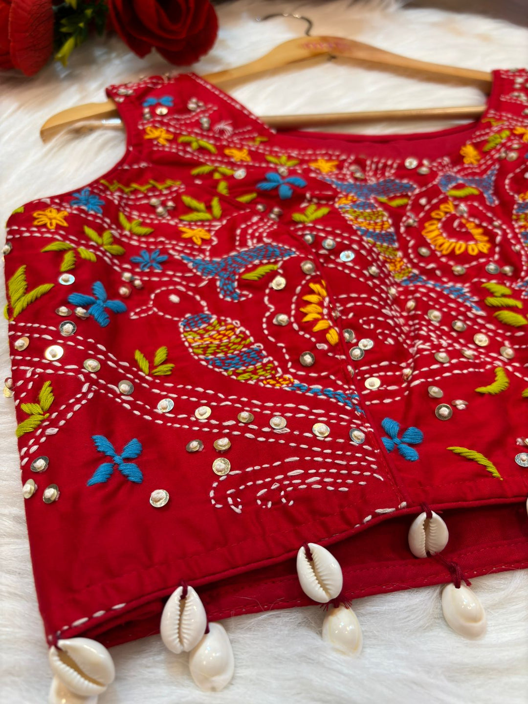 Kantha Raag- Designer Blouse With Handwork