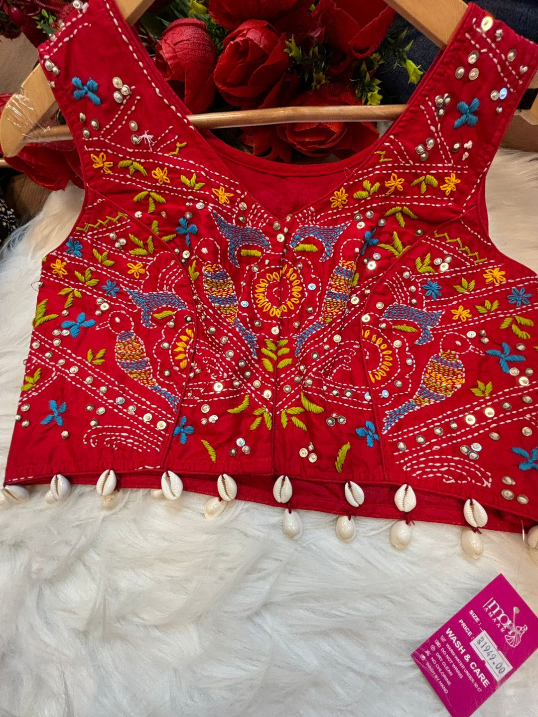 Kantha Raag- Designer Blouse With Handwork