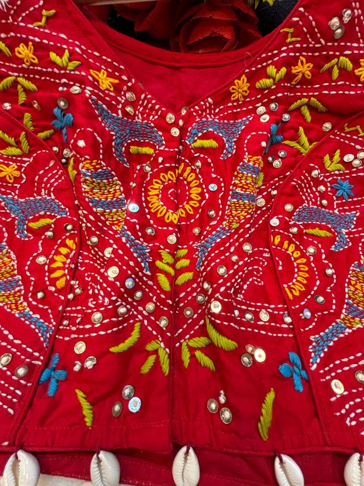 Kantha Raag- Designer Blouse With Handwork