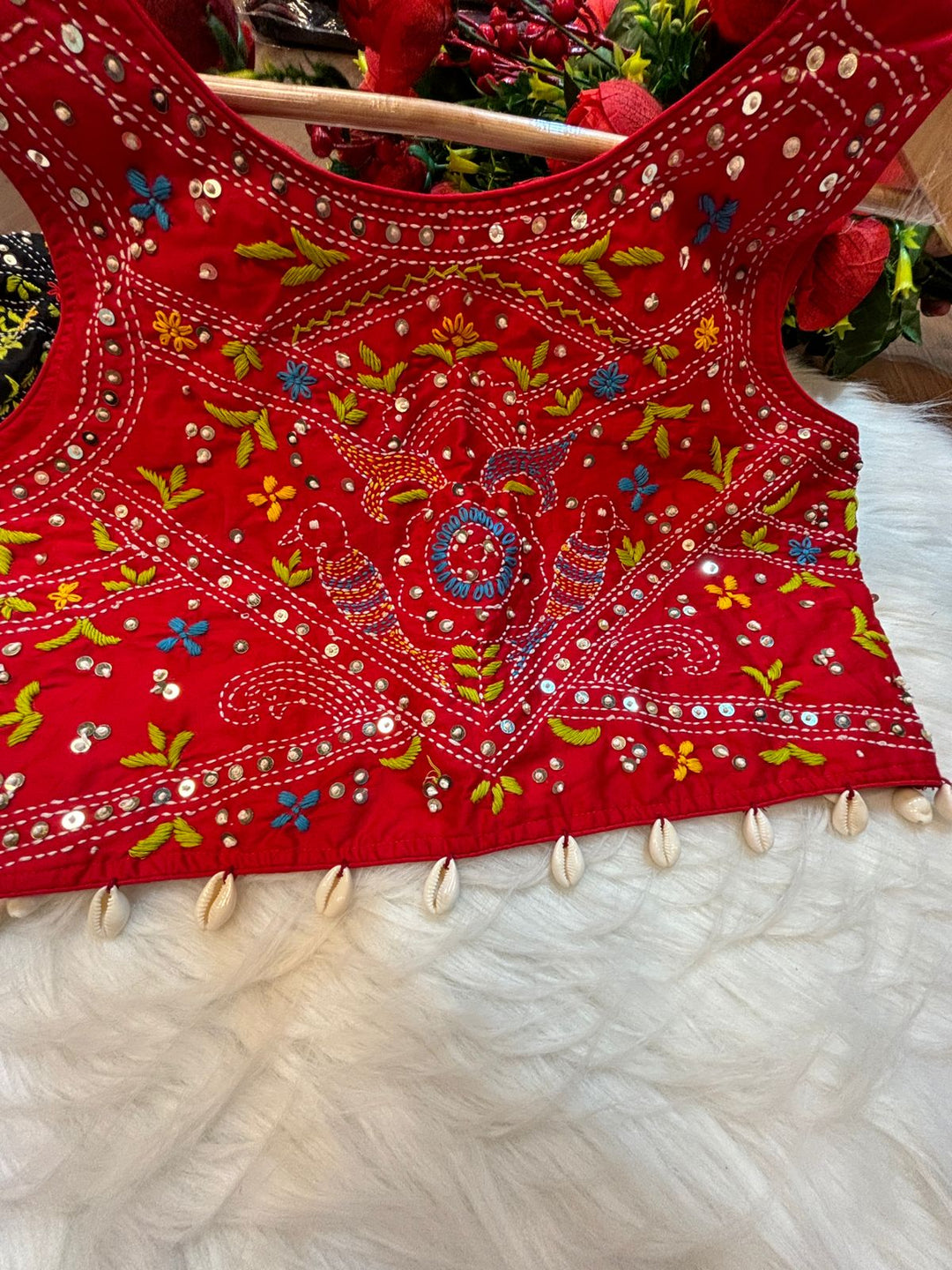 Kantha Raag- Designer Blouse With Handwork