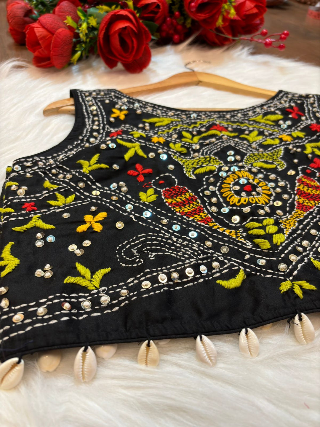 Kantha Raag- Designer Blouse With Handwork