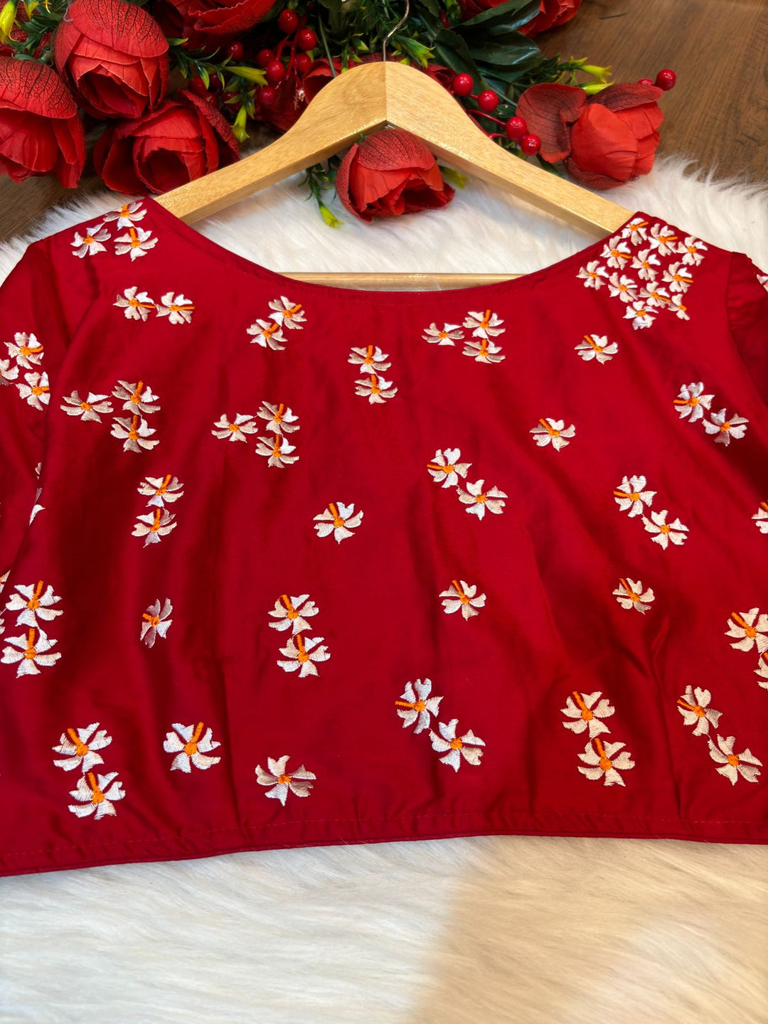 Shiuli Flower Designer Blouse