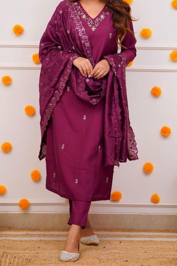 Beacon Of Hope Silk Kurti Set