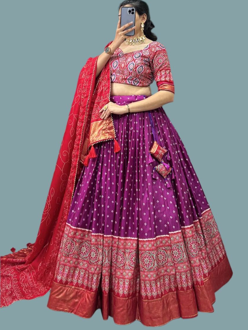 Karnika Designer Dola Silk lehenga