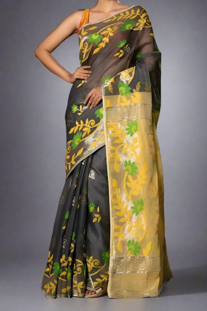 Damayanti Dhakai Jamdani Saree