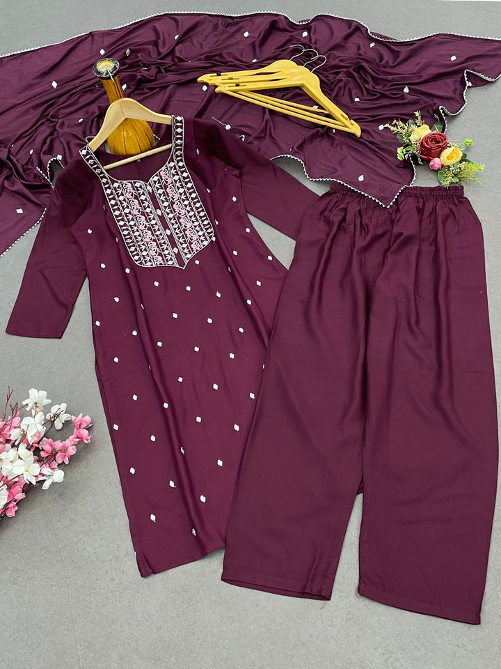 Way To Shine Rayon Kurti Set