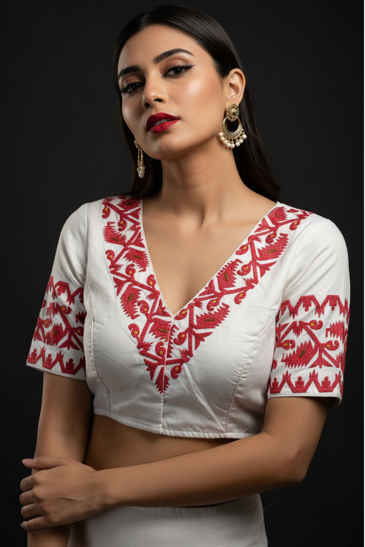 Sense Of Jamdani (Designer Blouse)