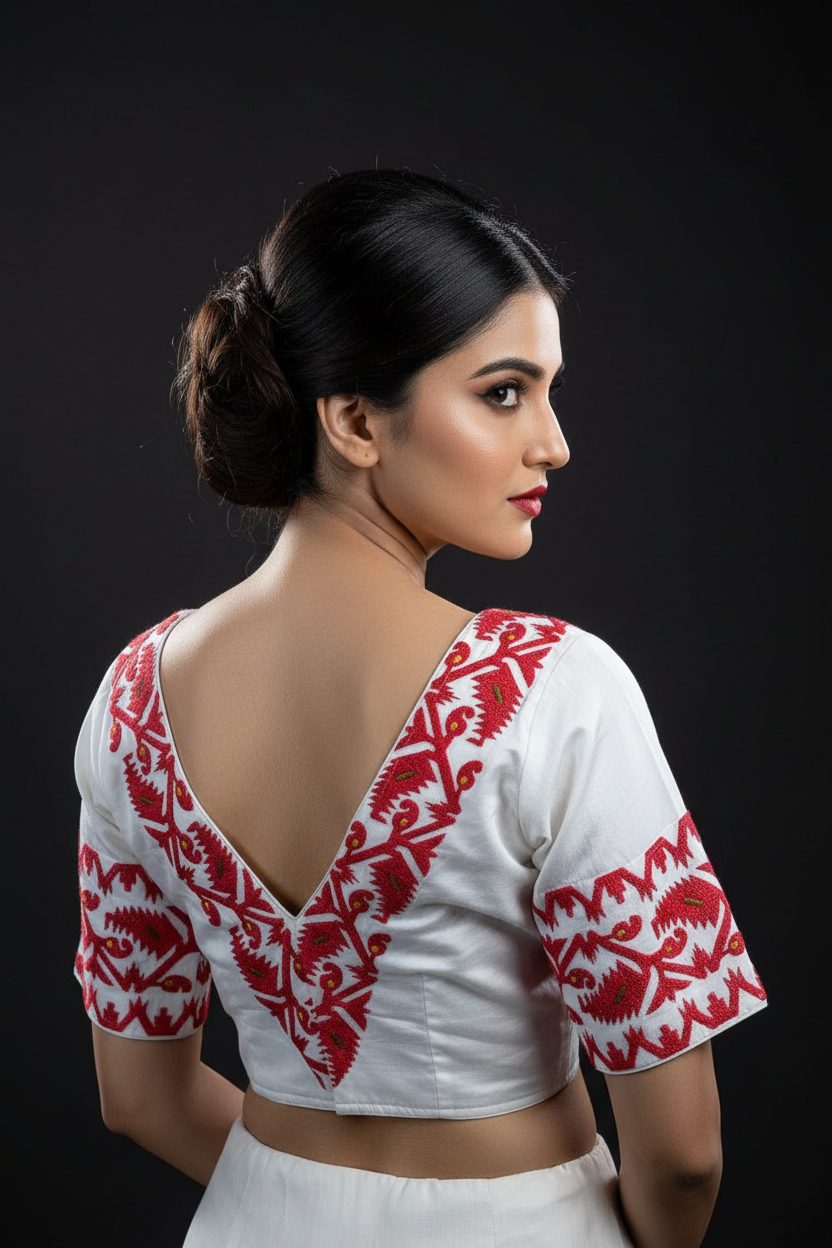 Sense Of Jamdani (Designer Blouse)