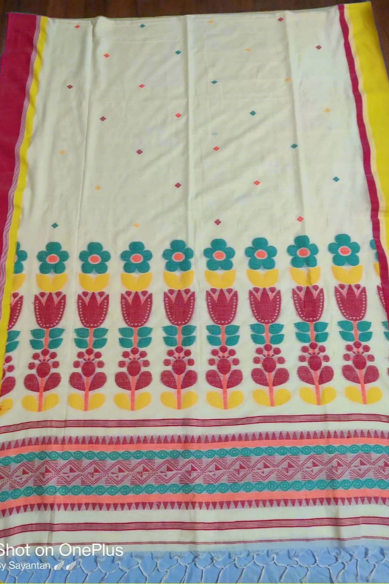 Juthika Handloom Jamdani Saree