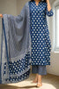 Blue Hues Cotton Kurti Set