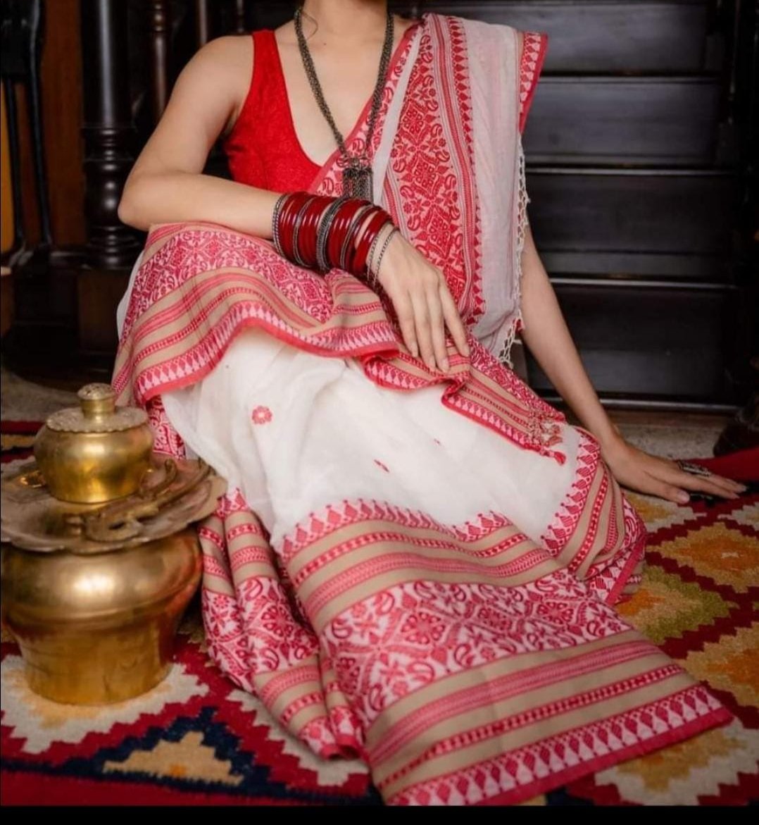 Roopdarsana Special Khadi Cotton Saree