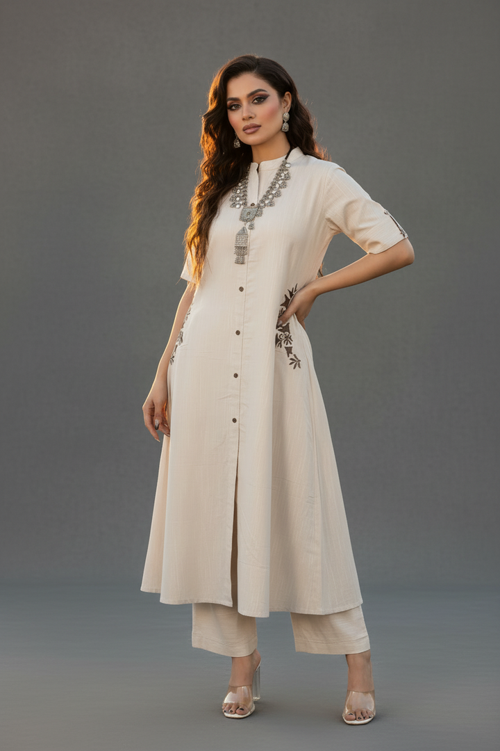 Art O'Clock Cotton Kurti Set