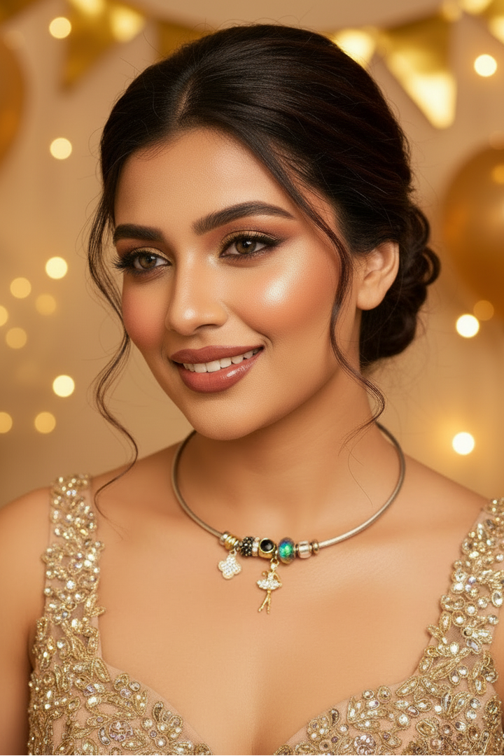 Abigail -The father Of Joy [Hasuli Style Western Necklace]