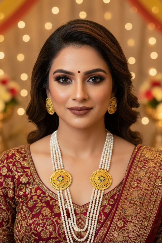 Indrani -Gold Plated Jewellery Set