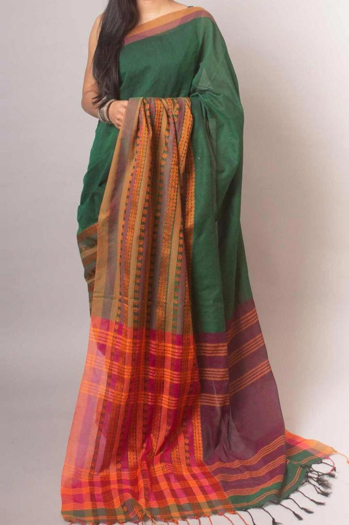 Maitri Begumpuri Khadi Cotton Saree