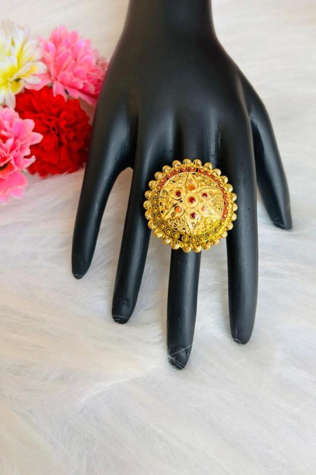 Anamika Special Gold Plated Ring