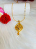 Gold Plated Chain and Locket Set