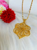 Gold Plated Chain and Locket Set