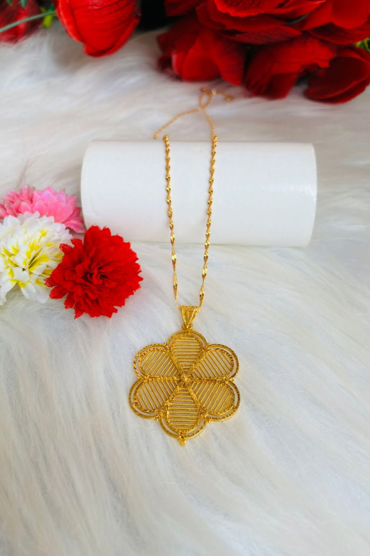 Gold Plated Chain and Locket Set