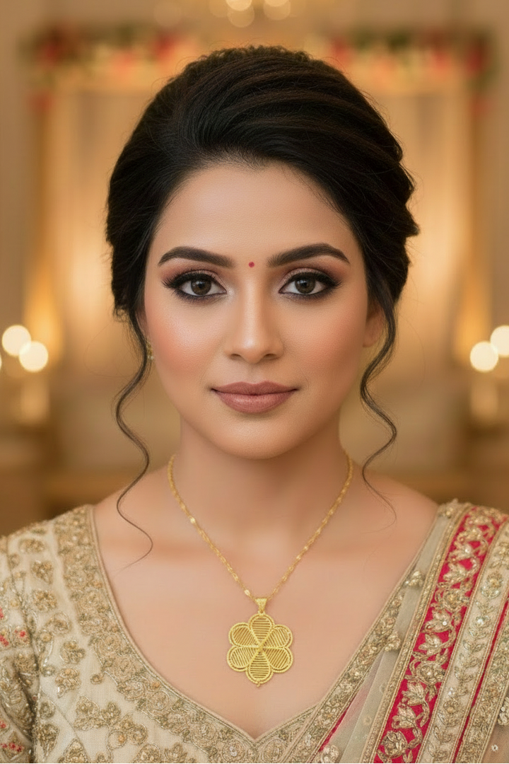 Gold Plated Chain and Locket Set