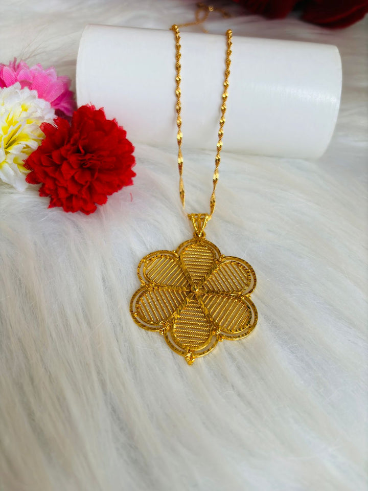 Gold Plated Chain and Locket Set