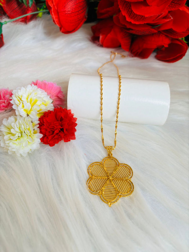 Gold Plated Chain and Locket Set