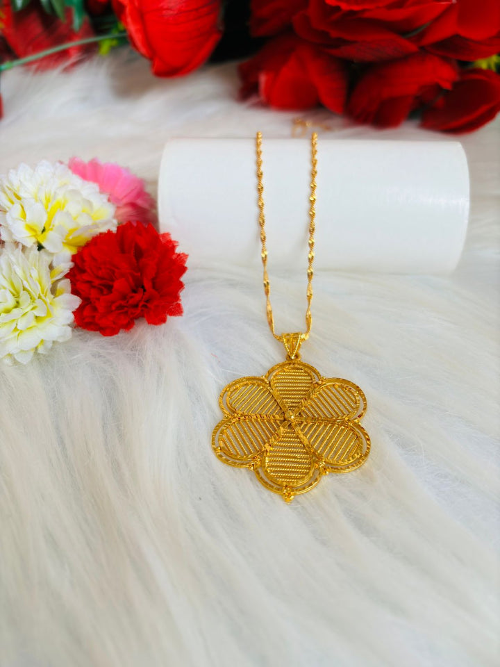 Gold Plated Chain and Locket Set