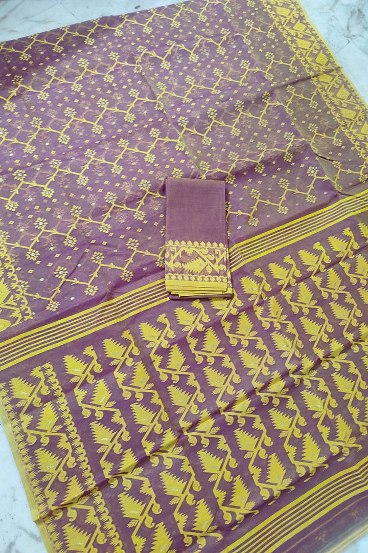 BishnuPriya Dhakai Jamdani Saree