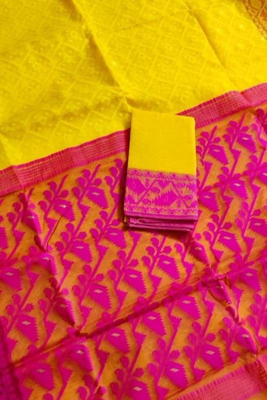 BishnuPriya Dhakai Jamdani Saree