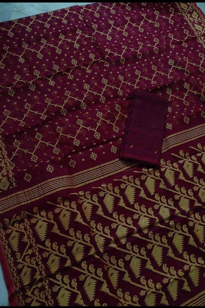 BishnuPriya Dhakai Jamdani Saree