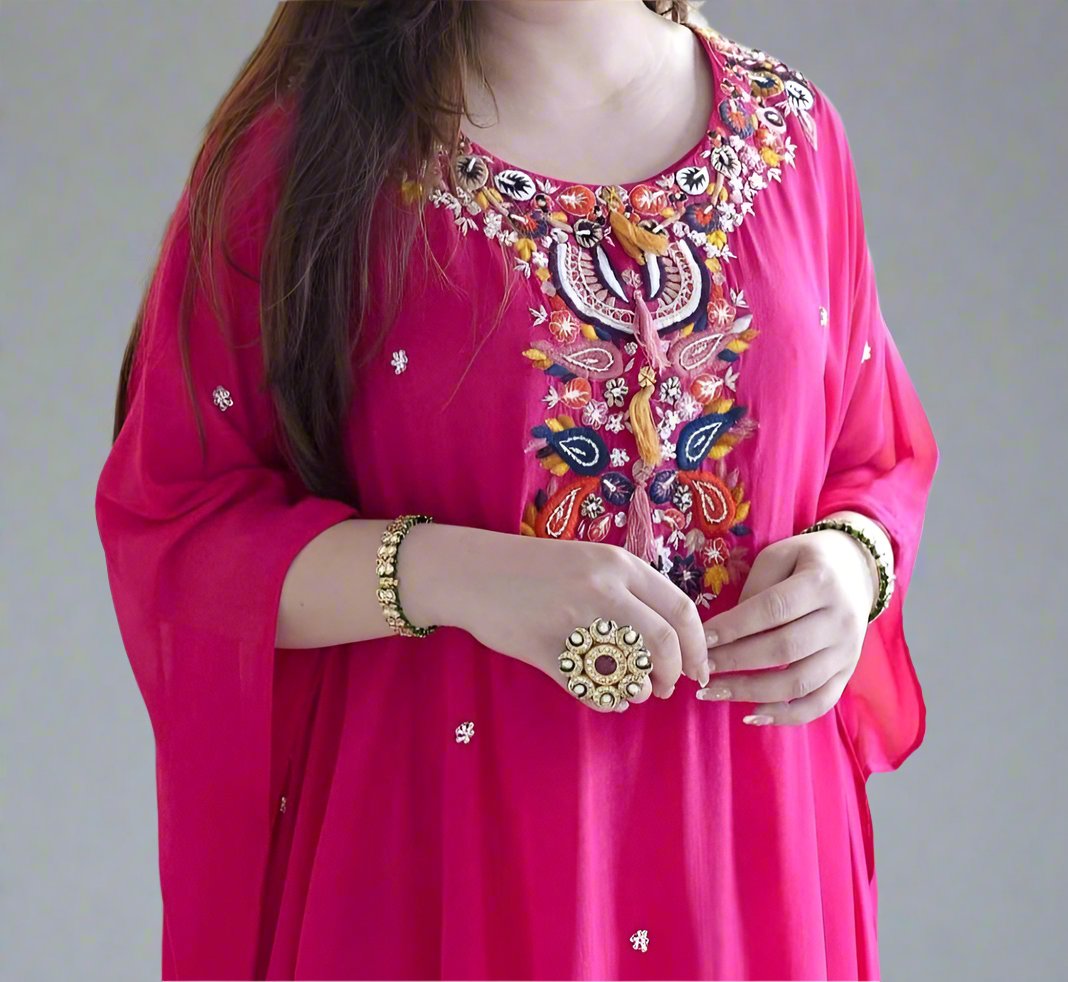 Desi Dhamaka Rayon Kaftan Set