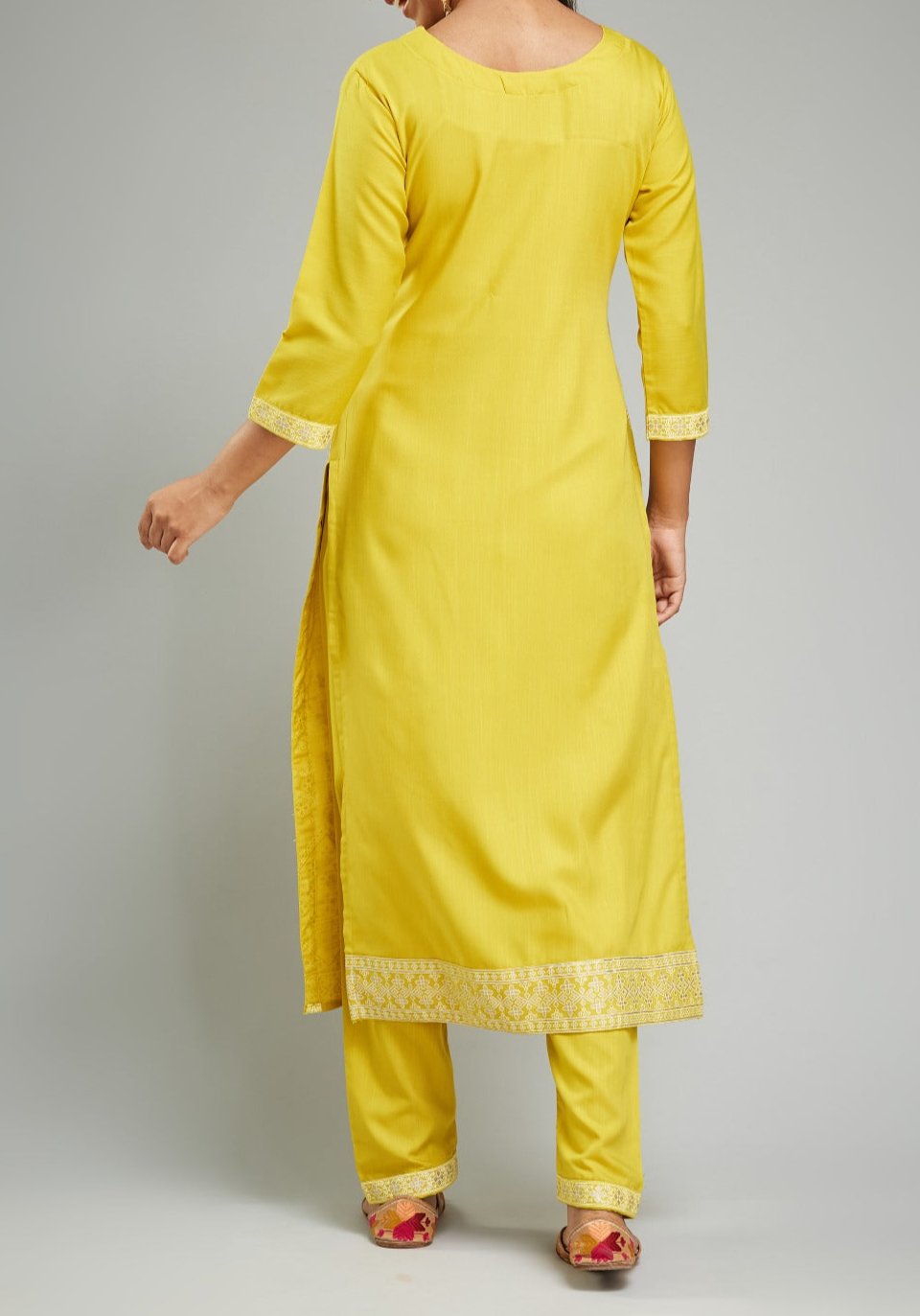 Day To Night Chanderi Kurti Set