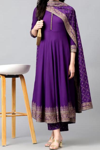 Dress To Impress Rayon Kurti Set