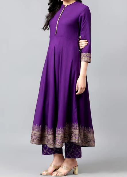 Dress To Impress Rayon Kurti Set