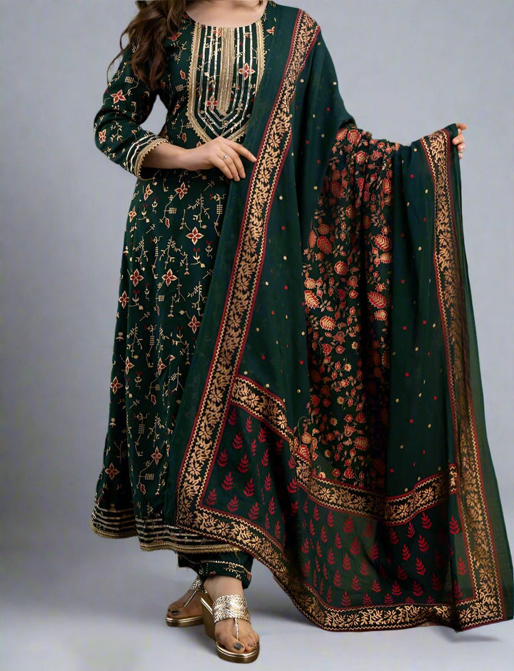 Art In Anarkali Rayon Set