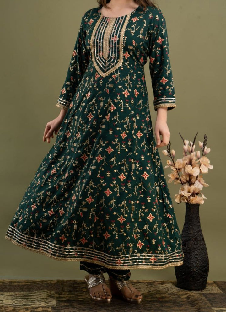 Art In Anarkali Rayon Set