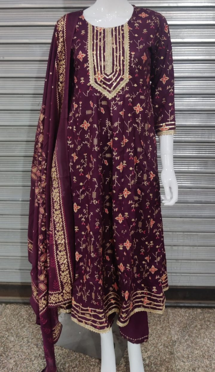 Art In Anarkali Rayon Set