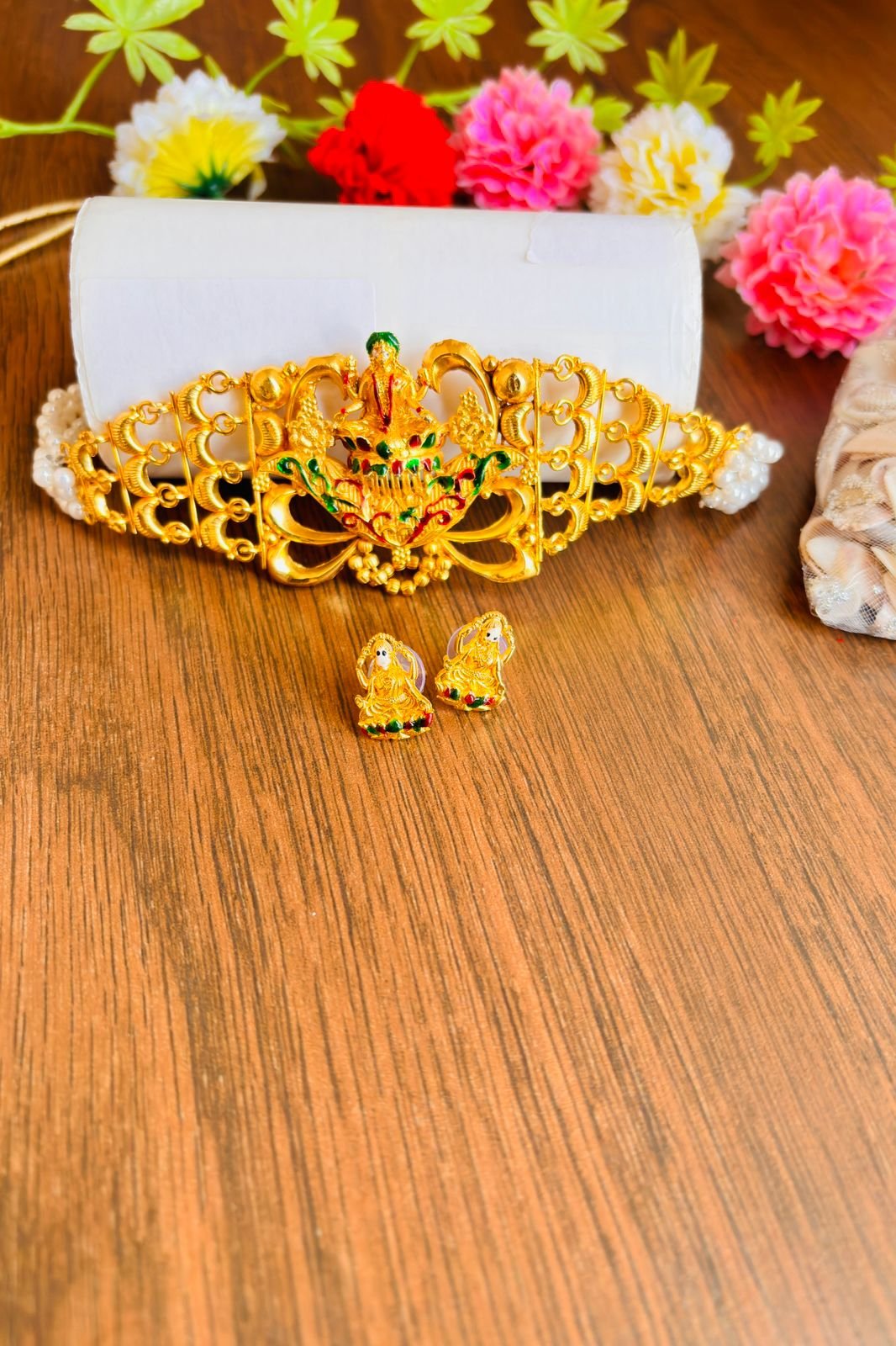 Prajapati - Gold Plated Jewellery Set