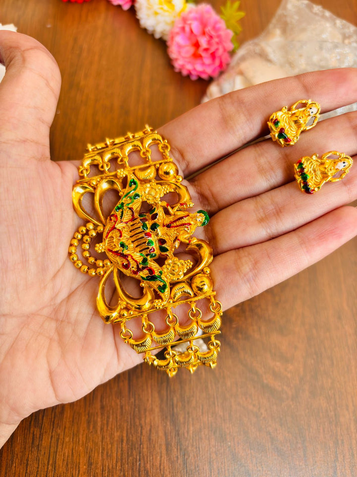 Prajapati - Gold Plated Jewellery Set